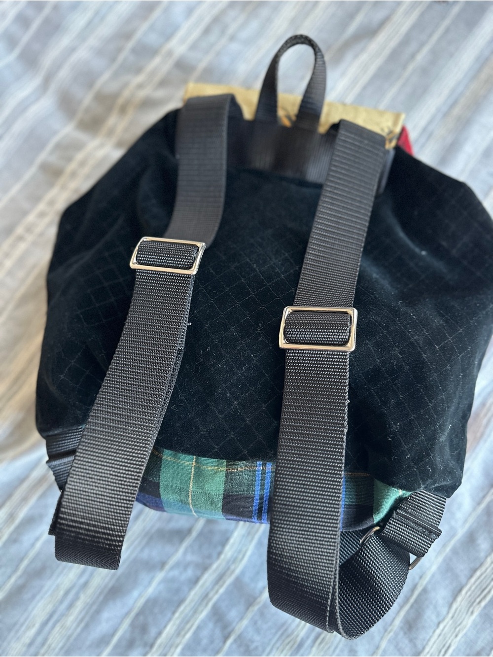 Nordic House Designs Red Velvet Bumblebee Backpack Bag - Picture 10 of 15
